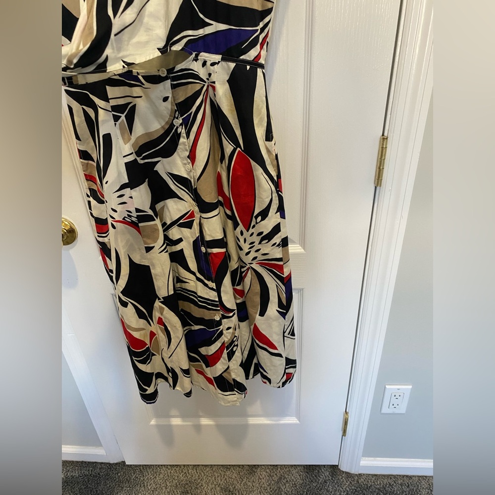 Kenneth Cole Reaction Vibrant Floral Midi Dress - Picture 4 of 14